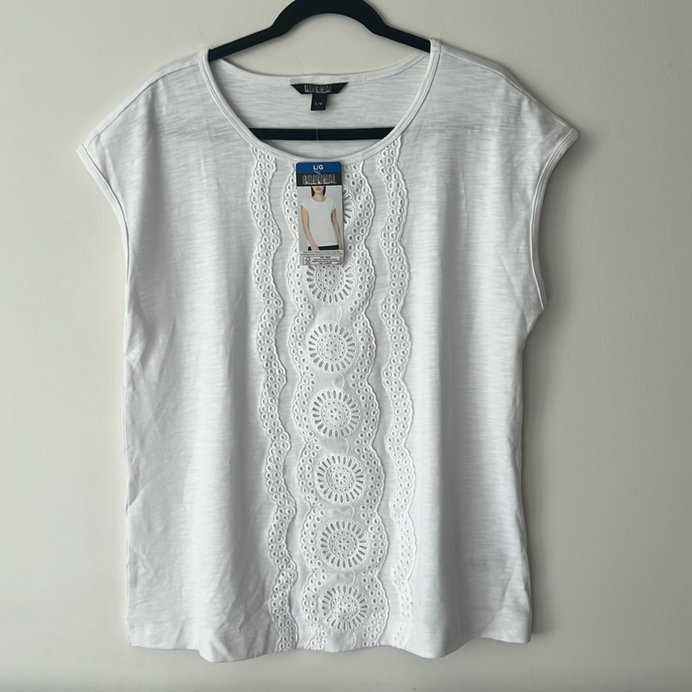 Nicole Miller White tee